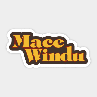 Mace Windu / Jackie Brown Mash Up Sticker